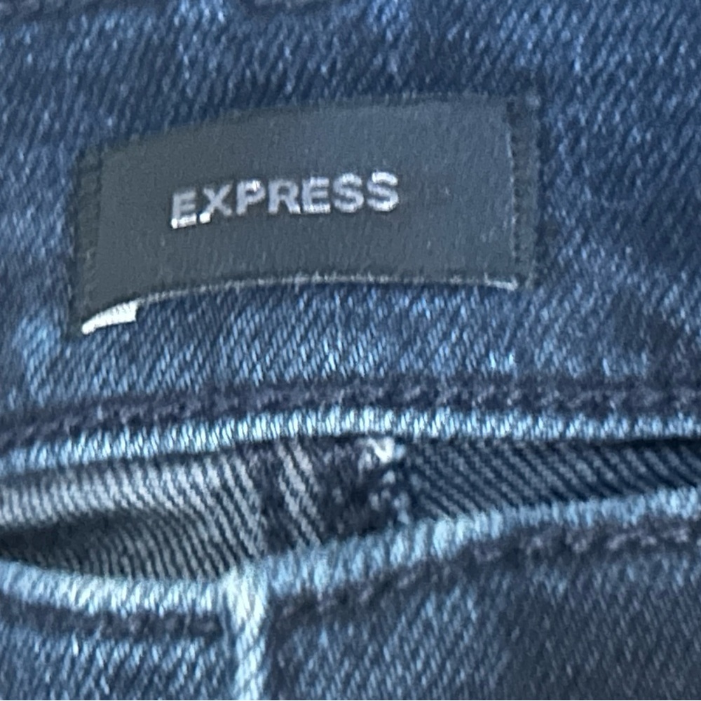Express Skinny Dark Wash Hyper Stretch Jeans - Picture 3 of 7